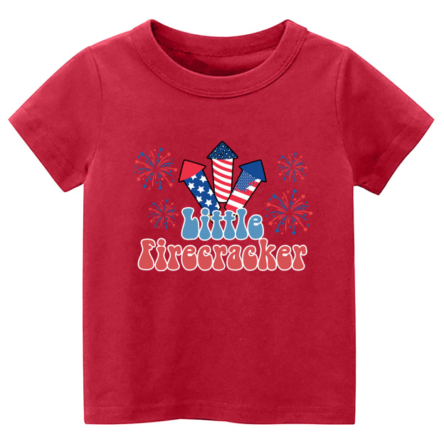 Little America Firecracker Retro Toddler Tees