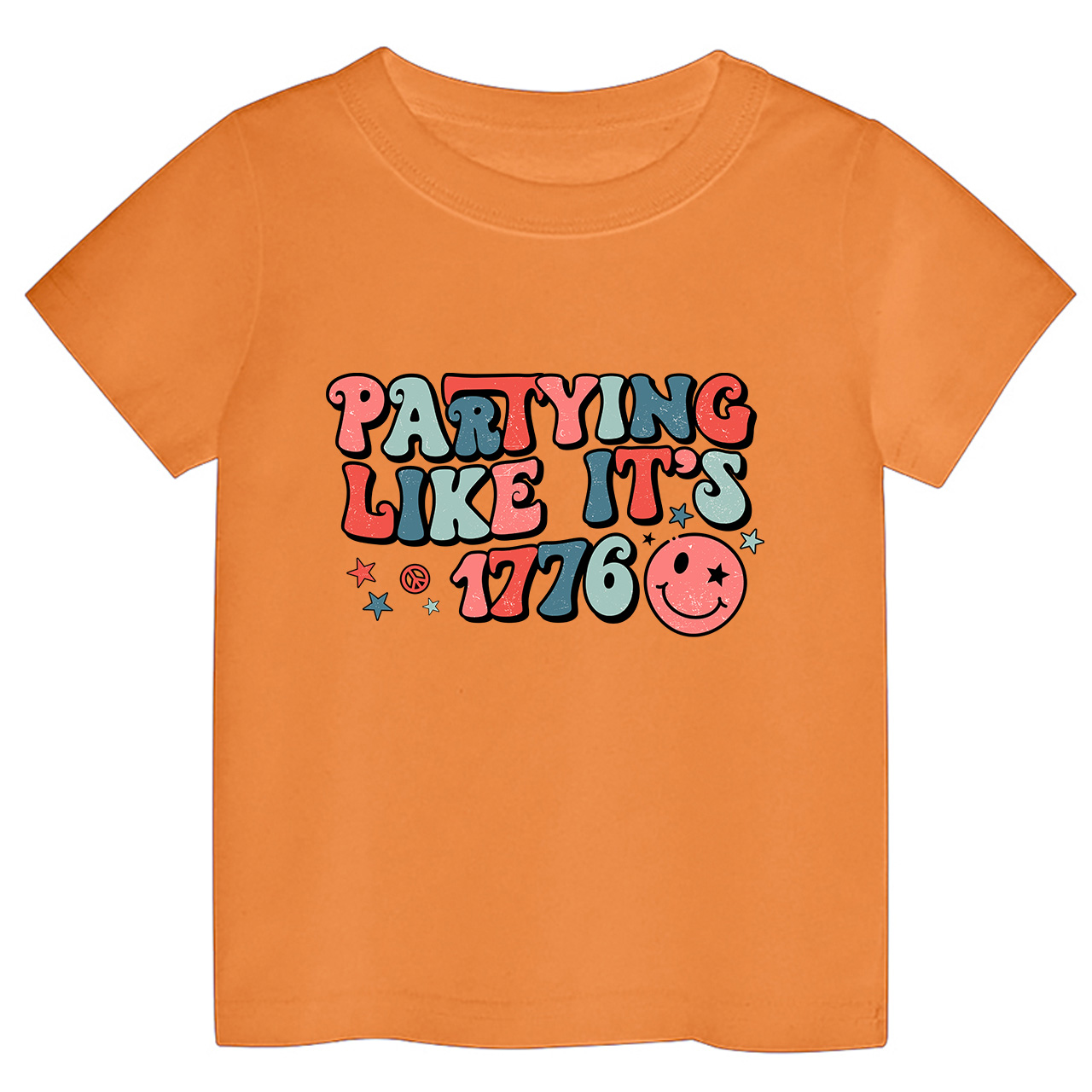 Partying Like It's 1776 Retro Toddler Tees