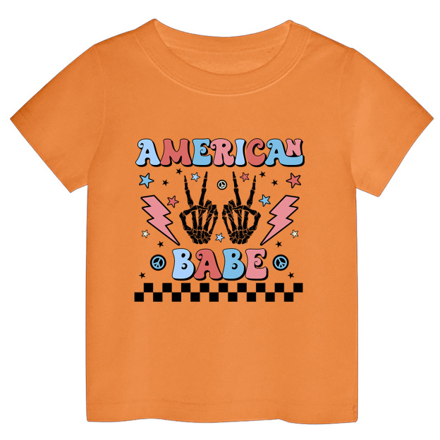 Retro American Baby Toddler Tees