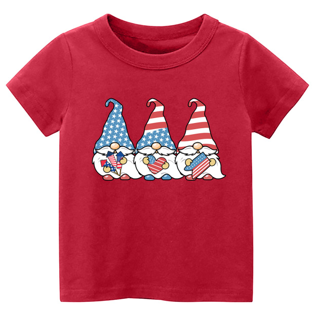 4th Of July Gnome Toddler Tees