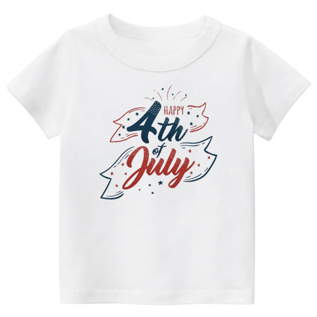 Happy 4th Of July Day Toddler Tees