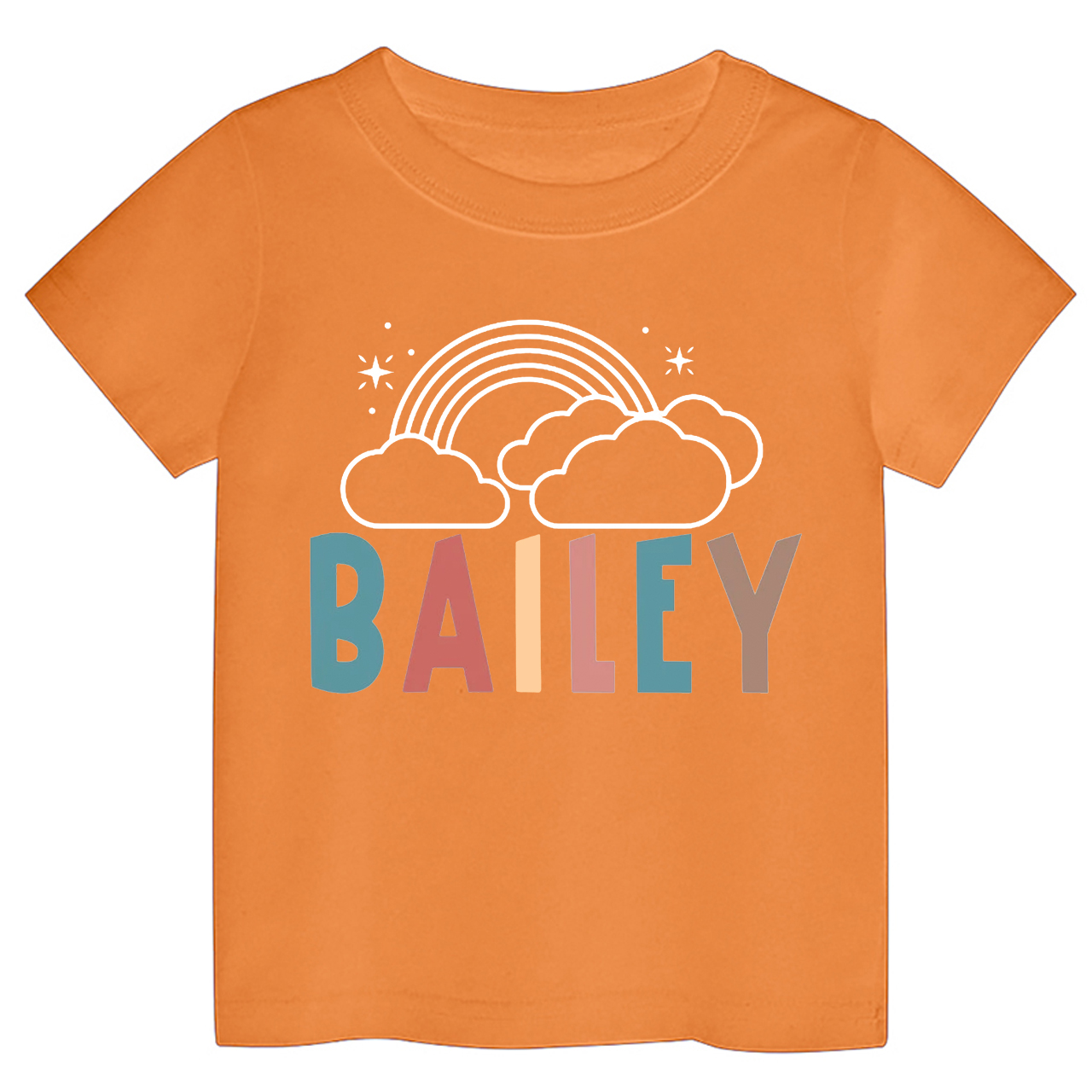 Cloud Rainbow Personalized Toddler Shirts
