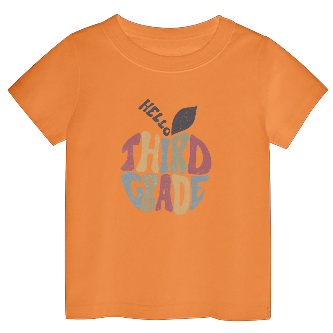 Personalized Hello Third Grade Back To School Toddler Shirts