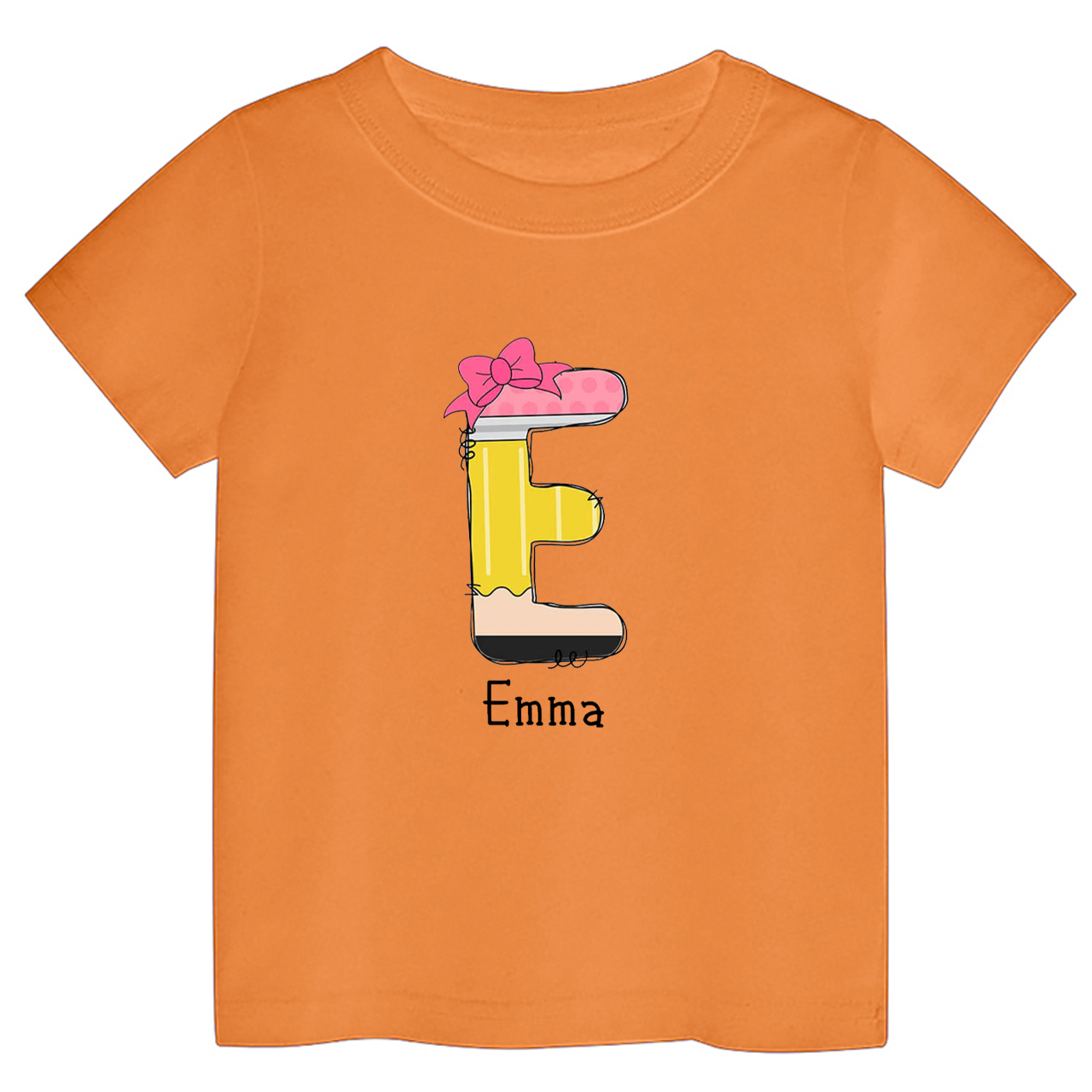 Custom Name Back To School Toddler Shirts