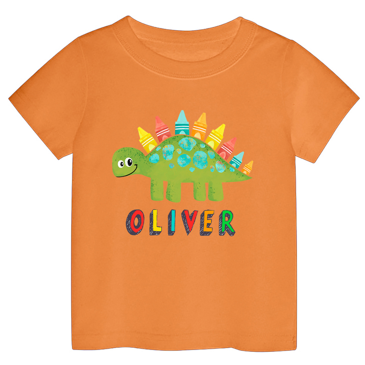 Personalized Stegosaur Back To School Toddler Shirts