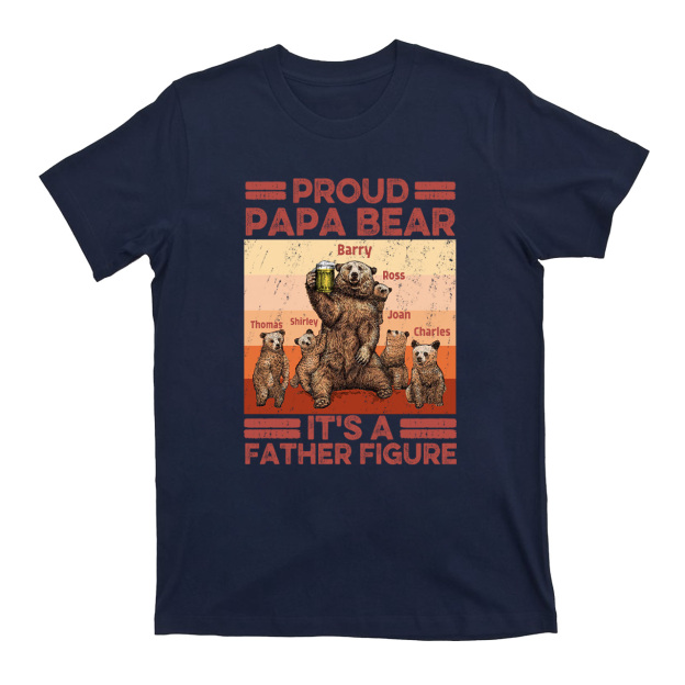It's A Father Gigure Personzalized Father Funny Shirt