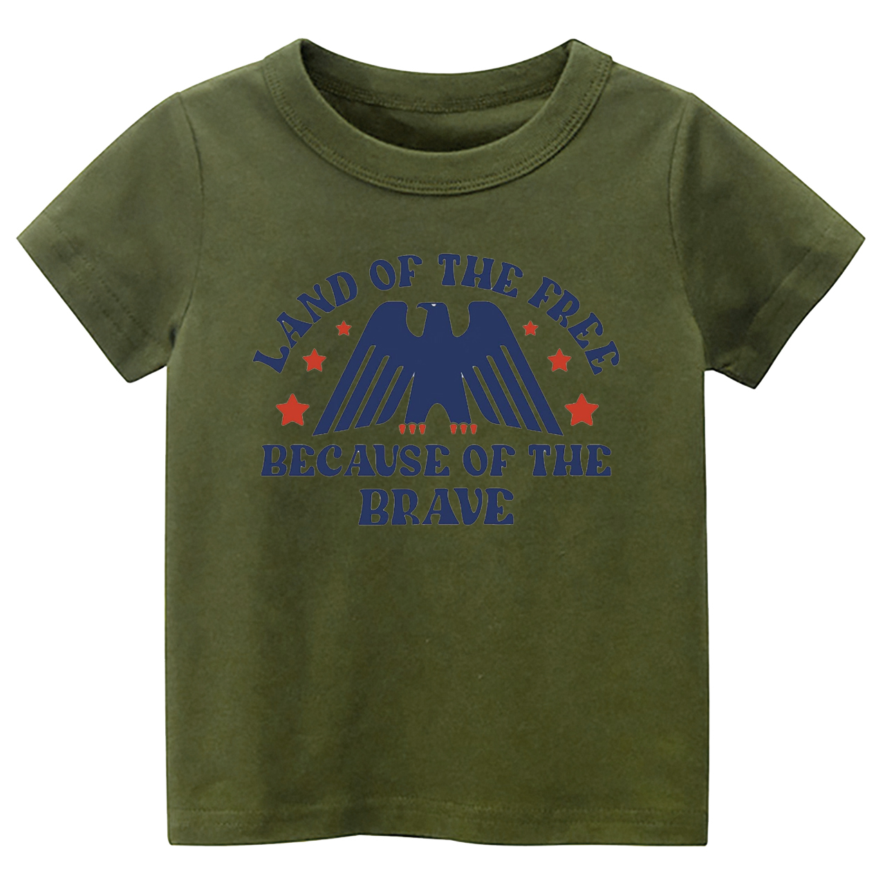 Land Of The Free Because Of The Brave Toddler Shirt