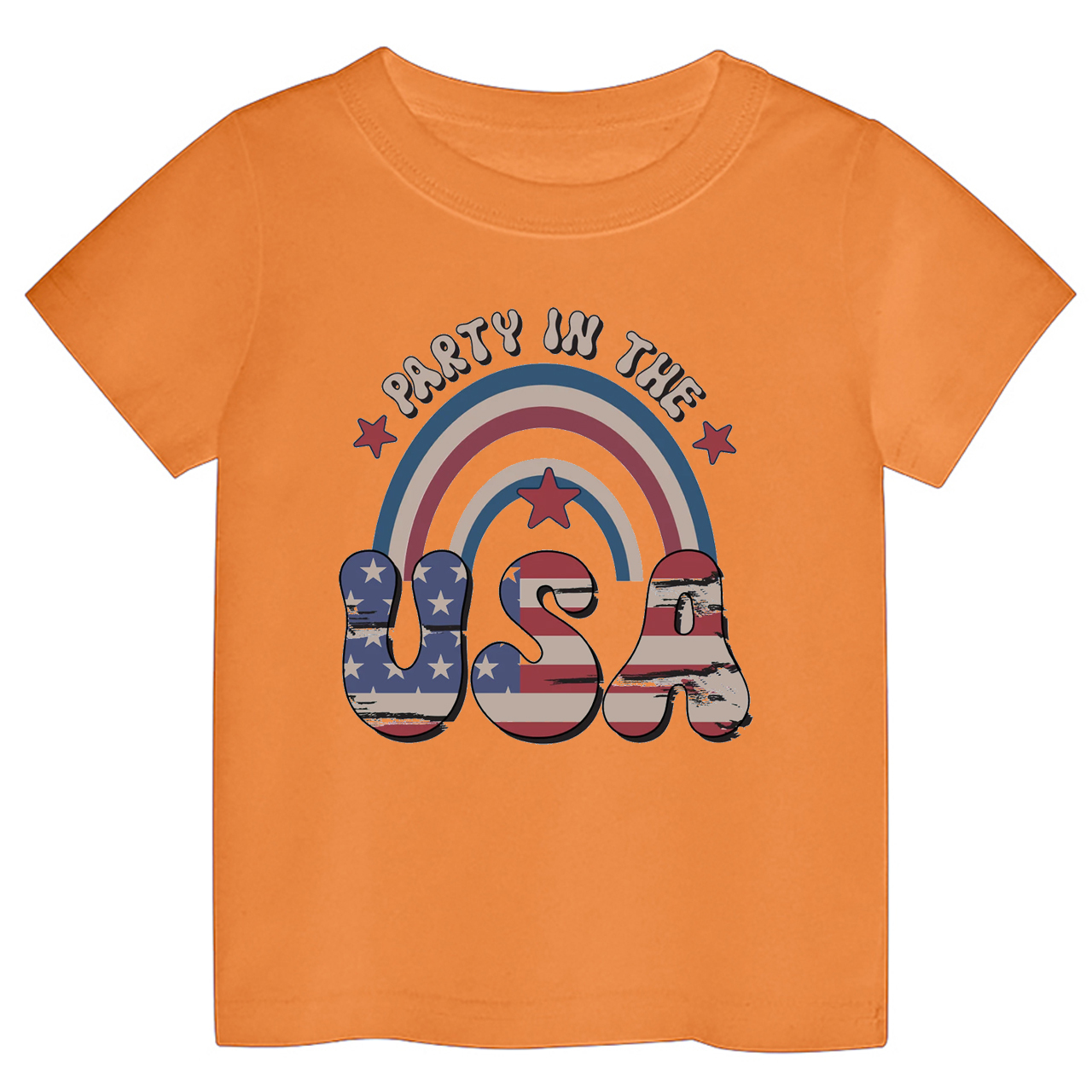 Party In USA Rainbow Toddler Shirt