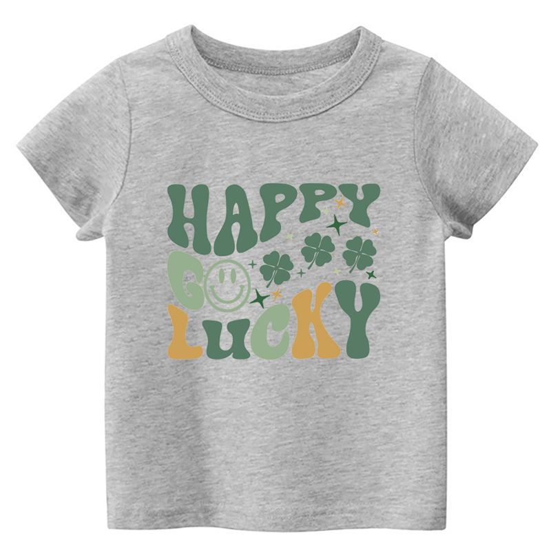 Happy Go Lucky Retro Toddler Shirt