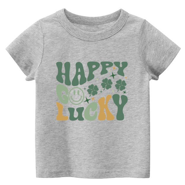 Happy Go Lucky Retro Toddler Shirt