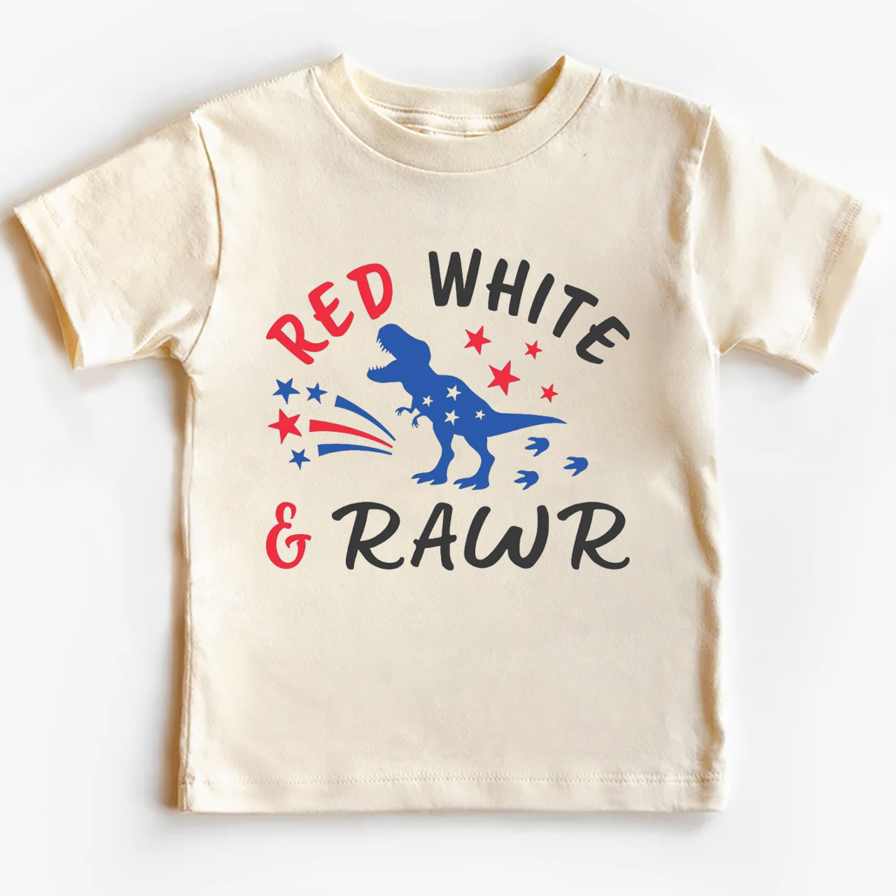 Red White And Rawr Toddler Shirt