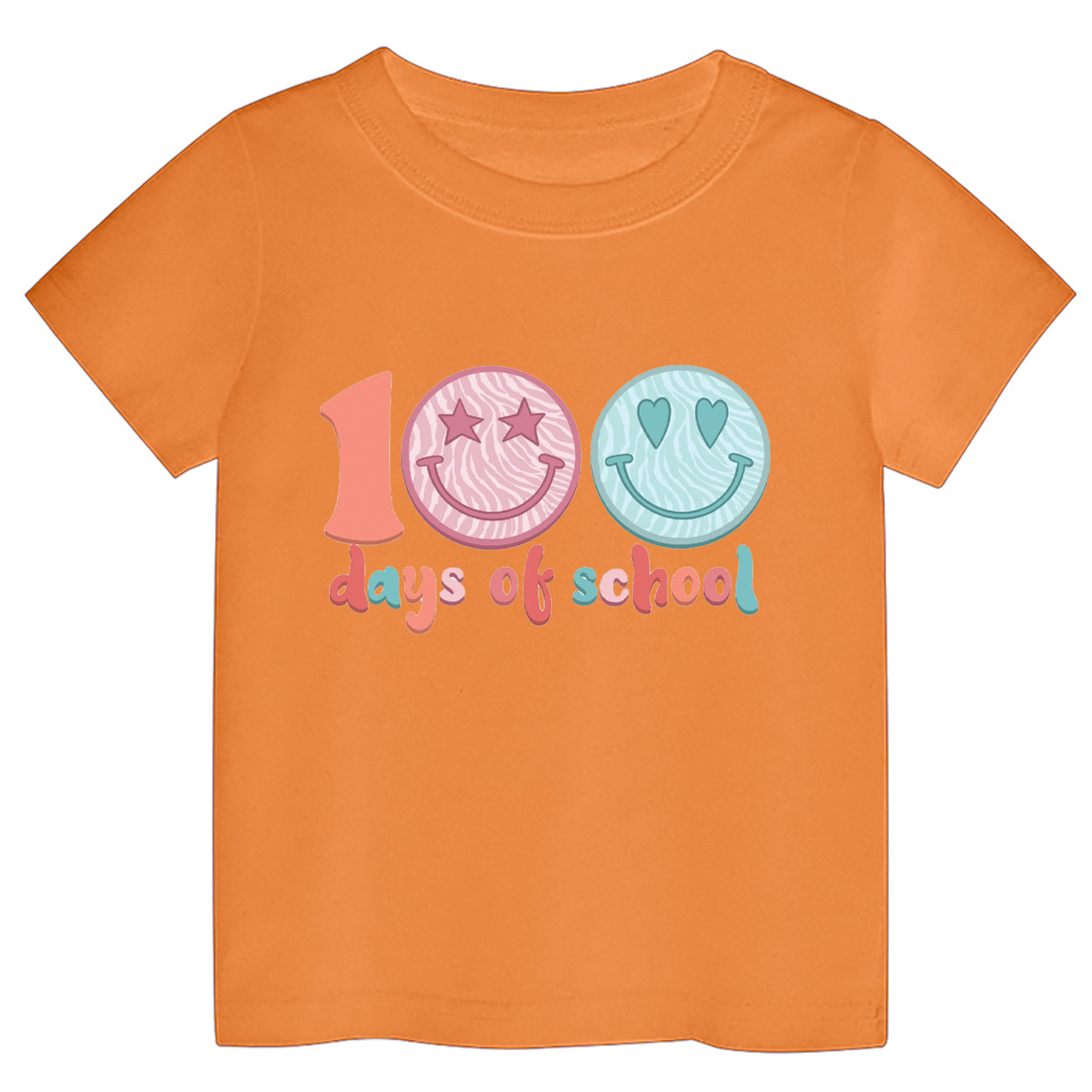 100 Days Of School Retro Kids Shirts