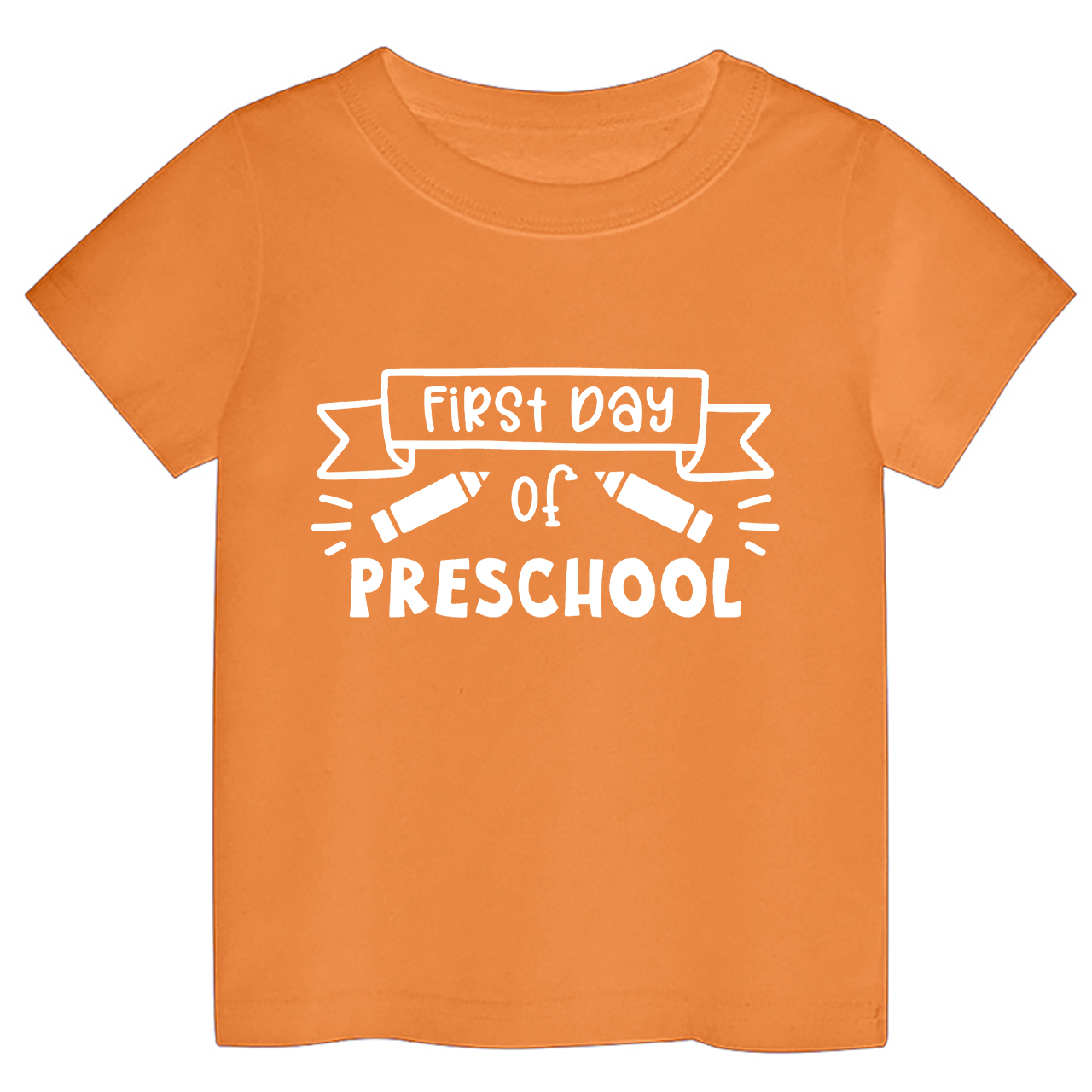 Personalized Hello Preschool Yellow Pens Kids Shirts