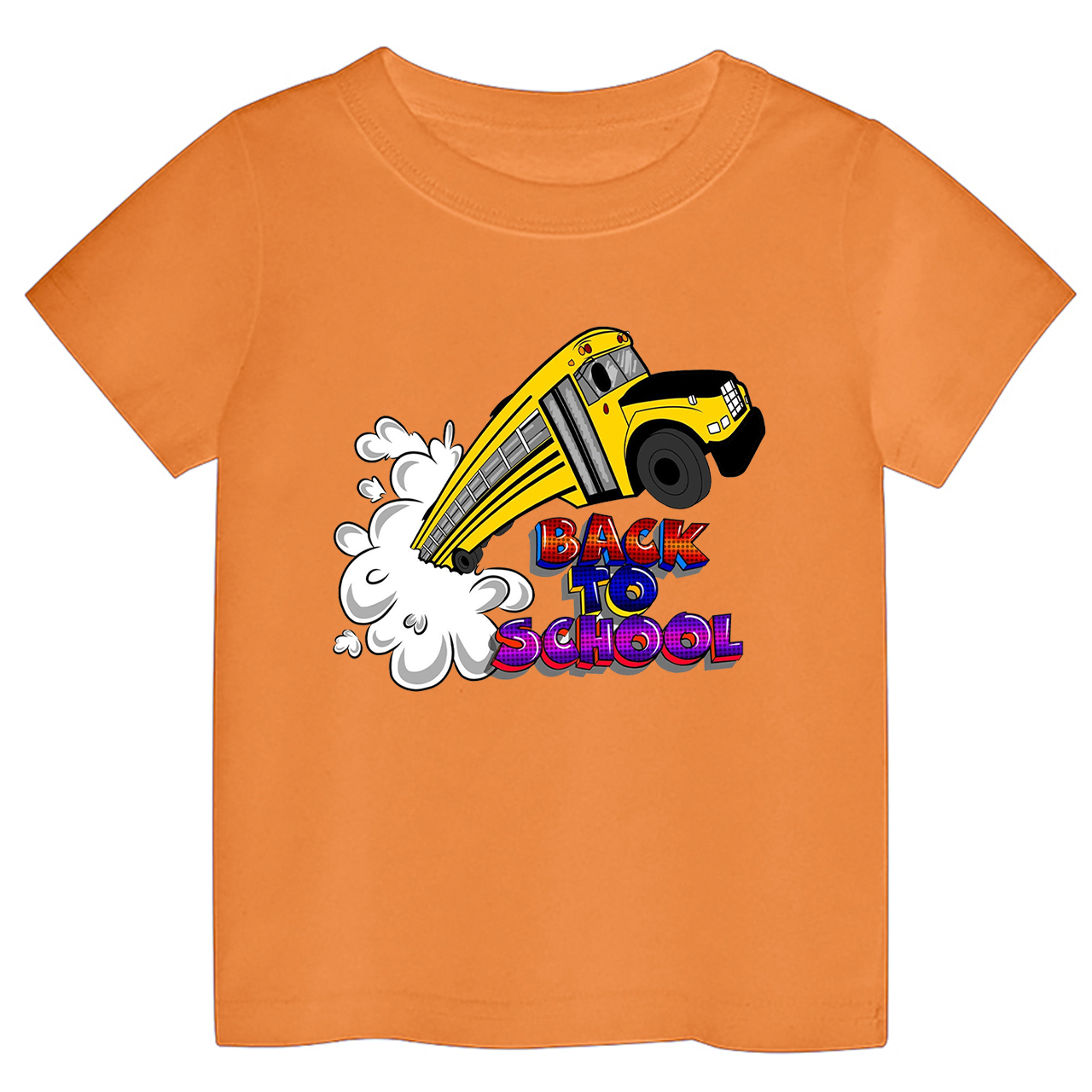 Colorful School Truck Kids Shirts