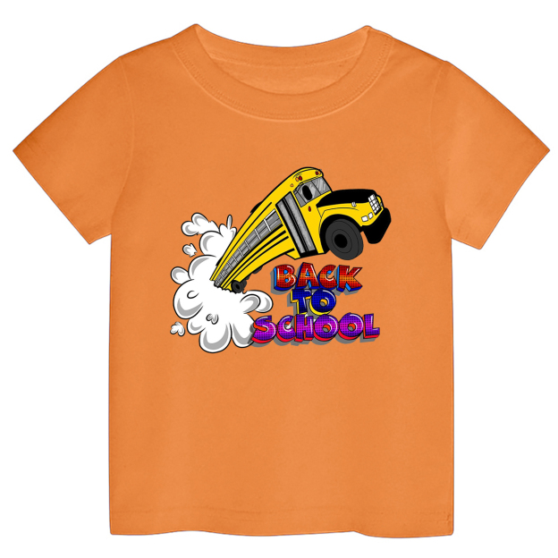Colorful School Truck Kids Shirts