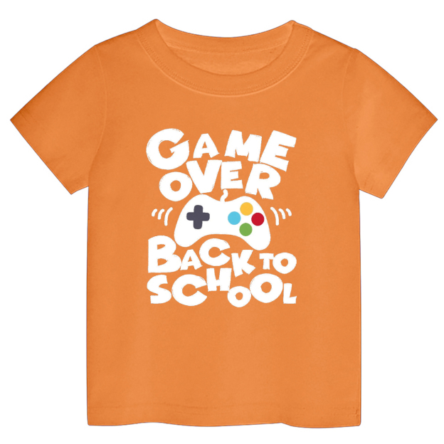 Game Over Back To School Funny Kids Shirt