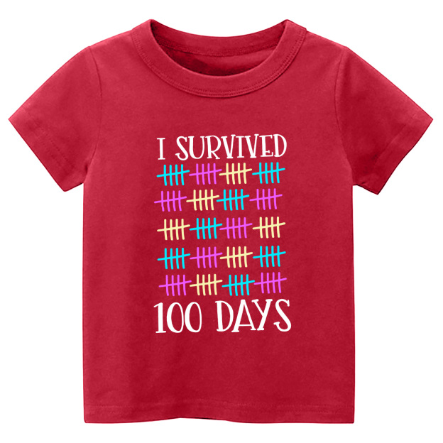 I Survived 100 Days Of School T-Shirt
