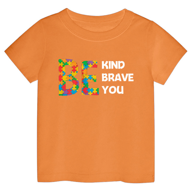 Be Kind Brave You School Shirt For Kids
