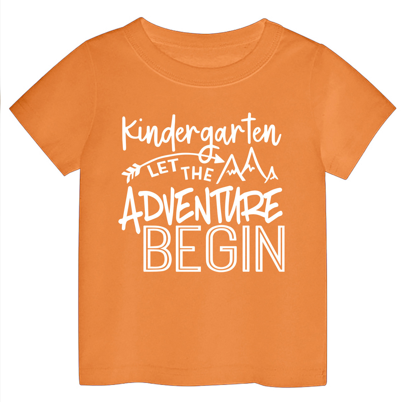 Rainbow Hello Kindergarten-School Shirt For Kids