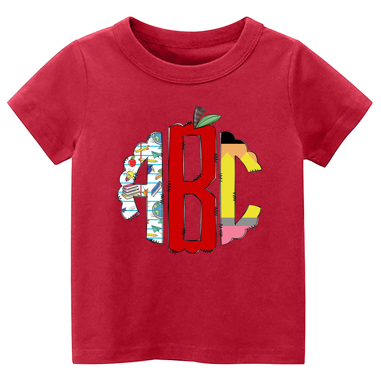 Toddler Back To School Print Shirt
