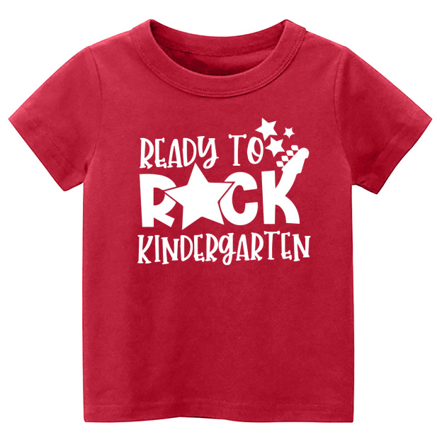 Ready To Rock Kindergarten Shirts For School Kids