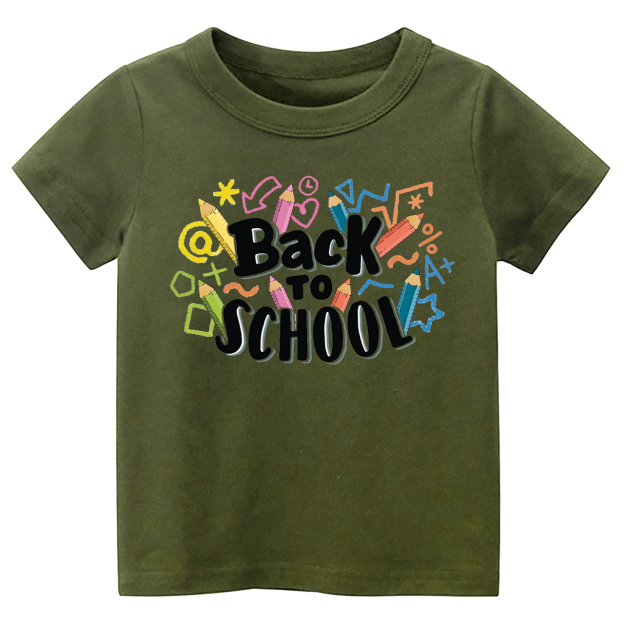 Back To School Crayons Shirts For School Kids