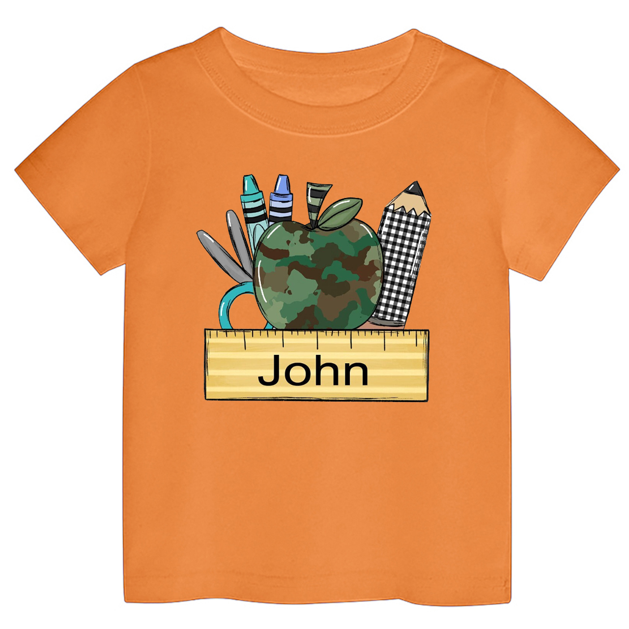 Personalized Ruler Name Kids Shirts