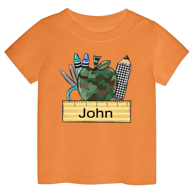 Personalized Ruler Name Kids Shirts