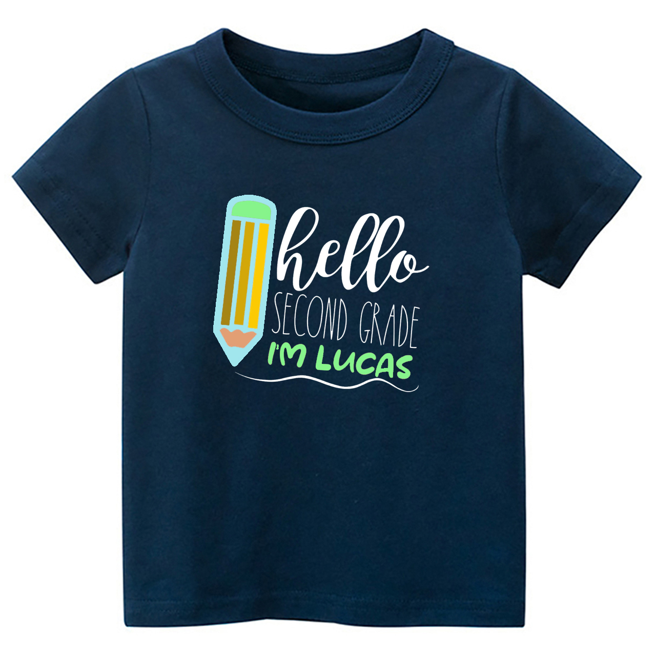 Personalized Hello XX Grade Kids Shirts