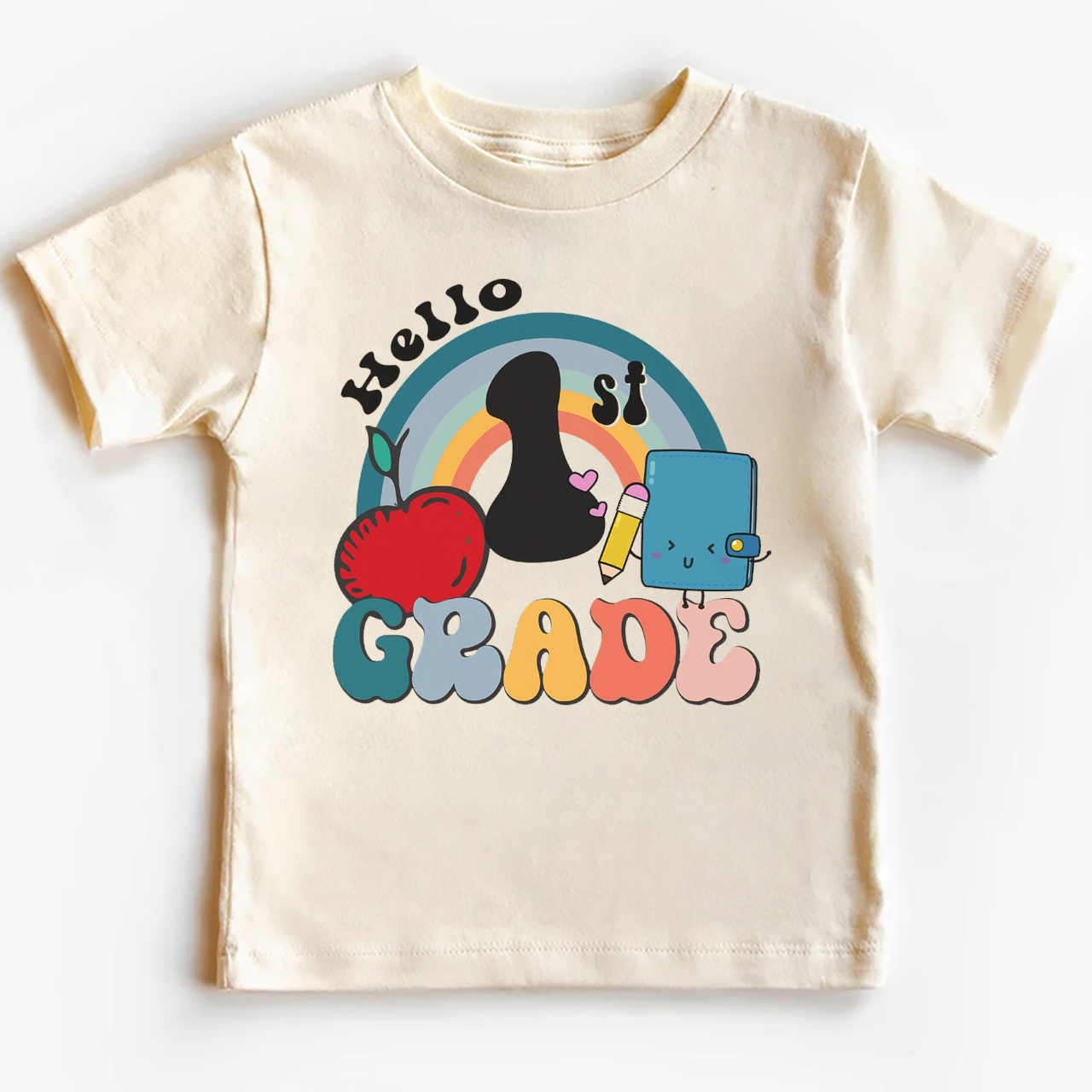 Personalized Hello XX Grade Back To School Kids Shirts