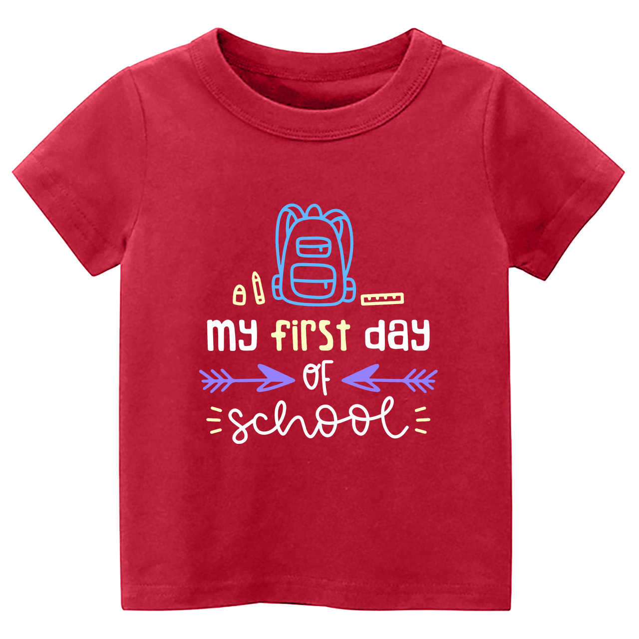 My First of School Funny Presents Kids T-shirts