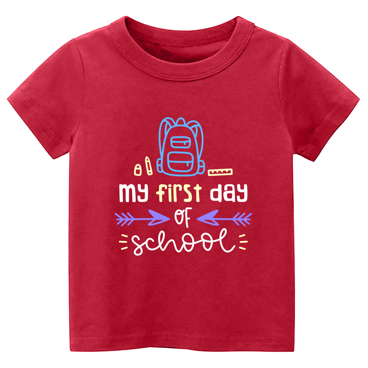My First of School Funny Presents Kids T-shirts