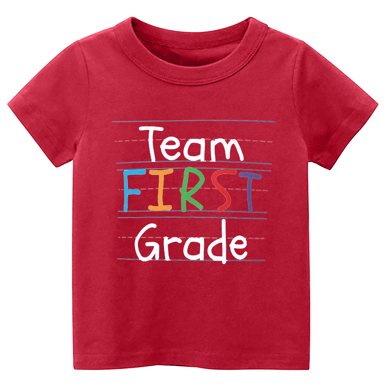 Team First Grade Back To School Kids T-shirts