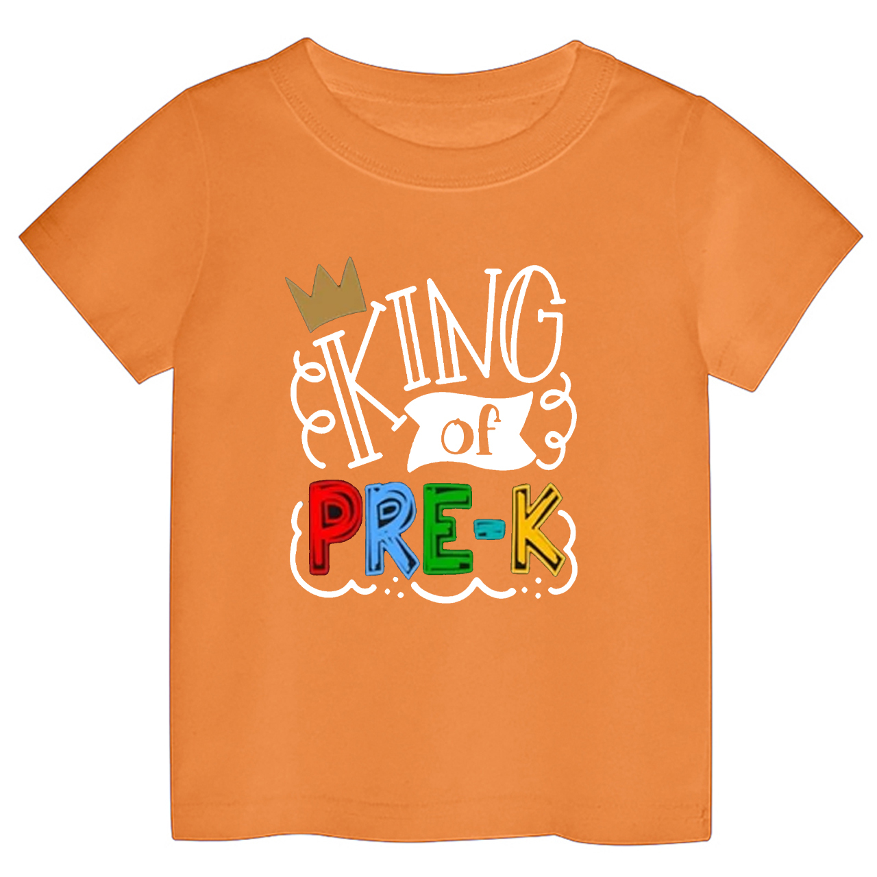 King Of Pre-K Back To School Kids T-shirts