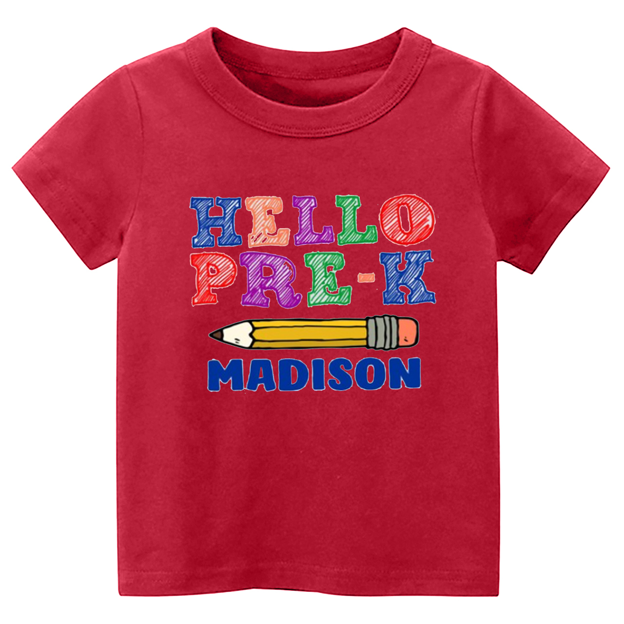Personalized Pre-K Shirt  For School Kids