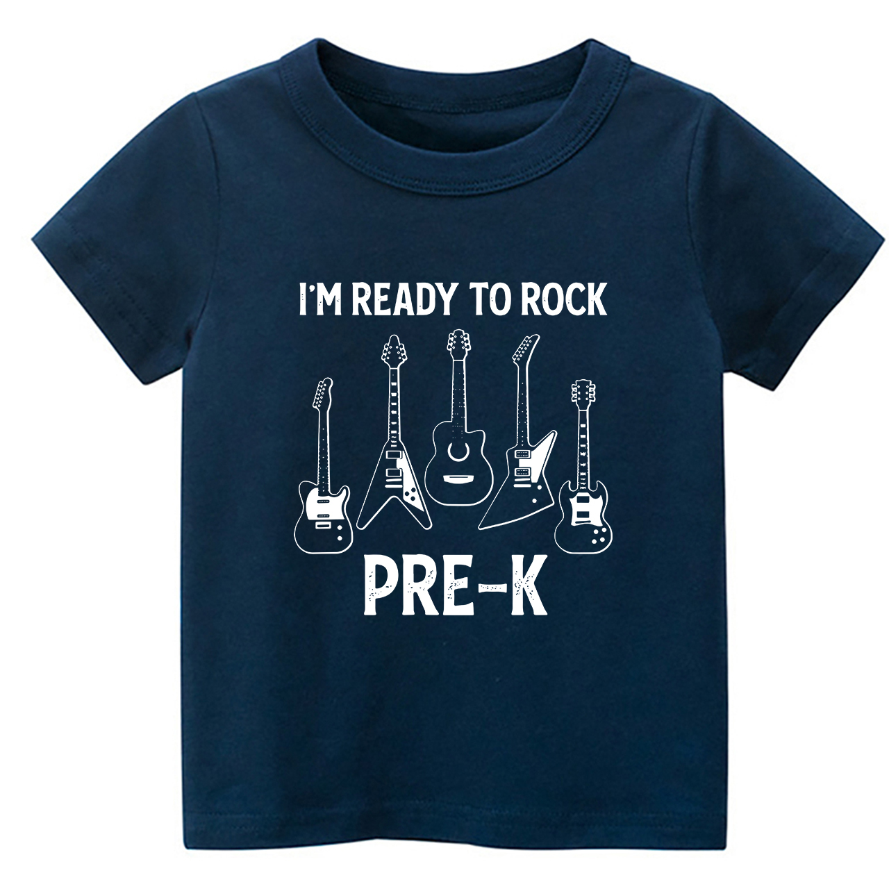 Personalized Kids Funny School T-Shirt Ready To Rock