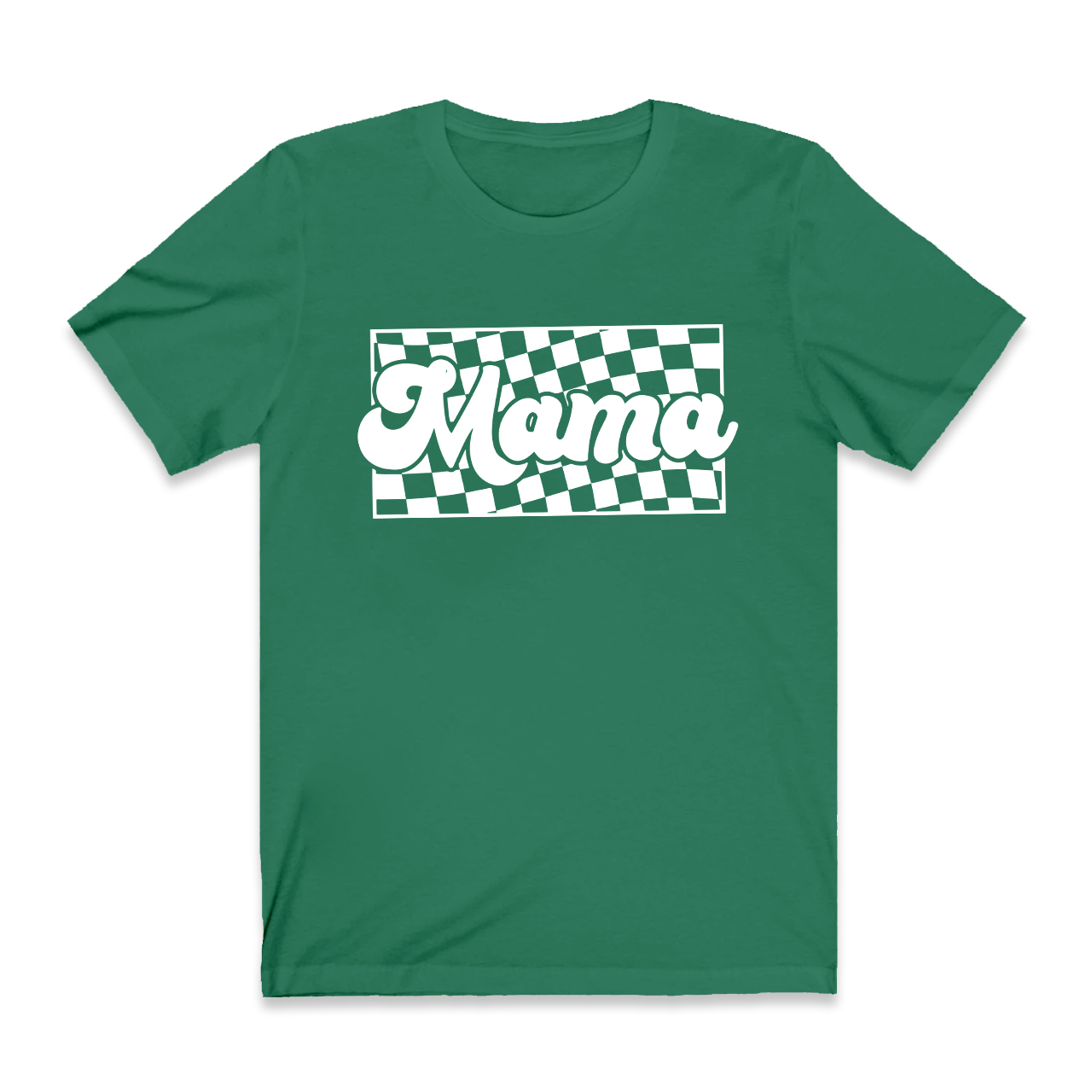 Retro Checkered Mama Shirts