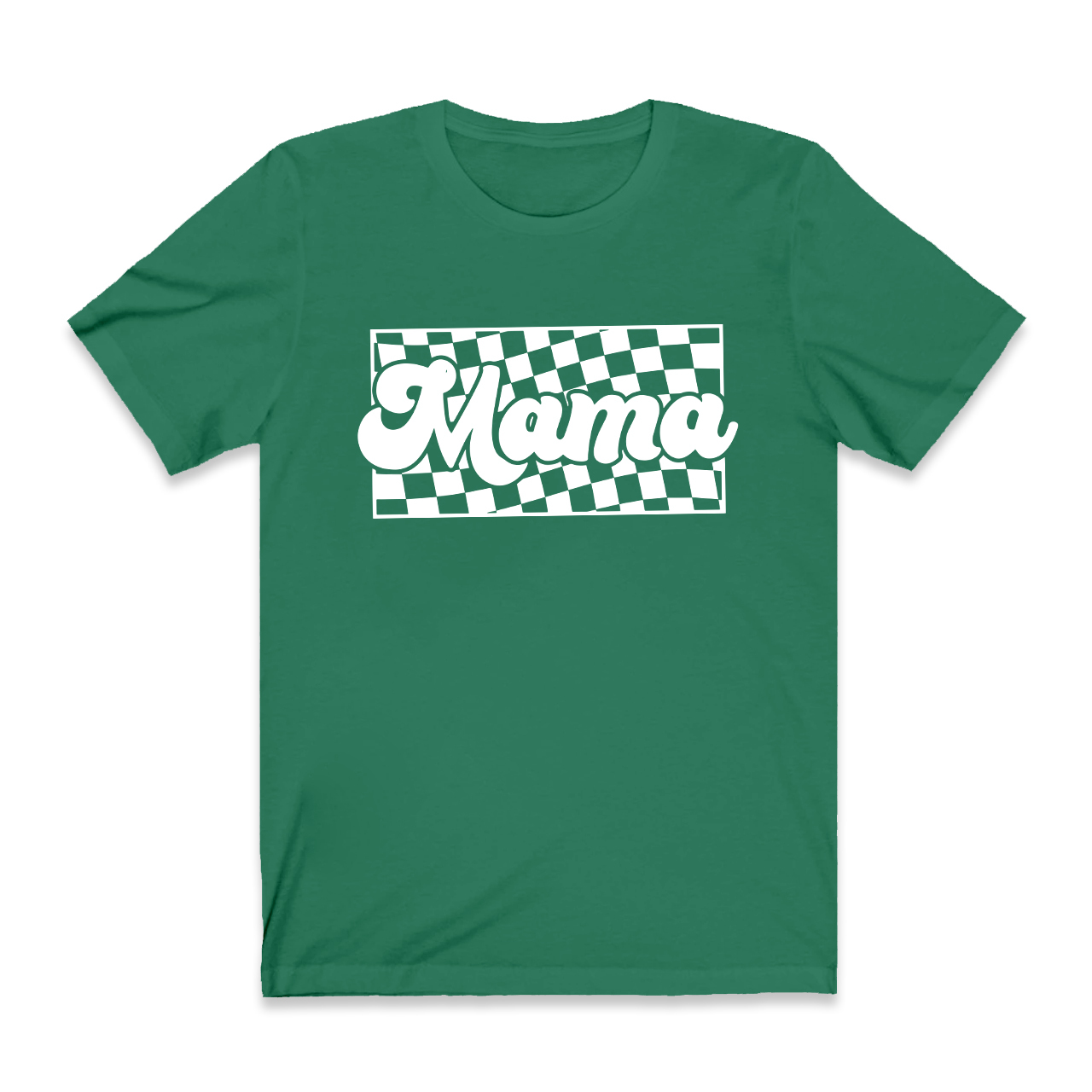 Retro Checkered Mama Shirts
