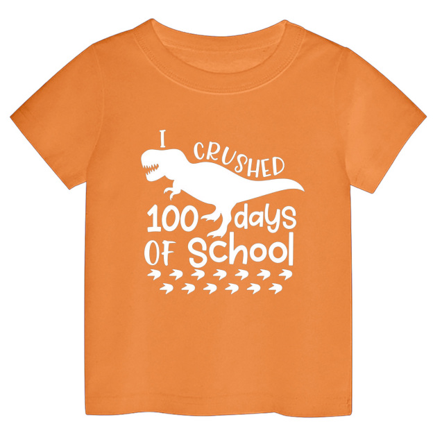 Dinosaur 100 Days Of School Celebration Shirts