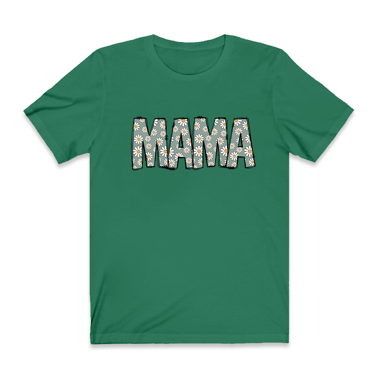 Mama Retro Flower T-Shirt