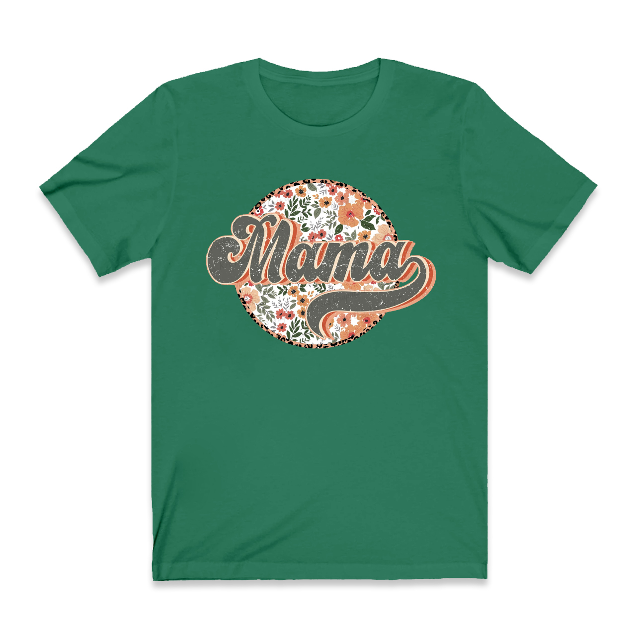 Groovy Boho Floral Mama T-Shirt