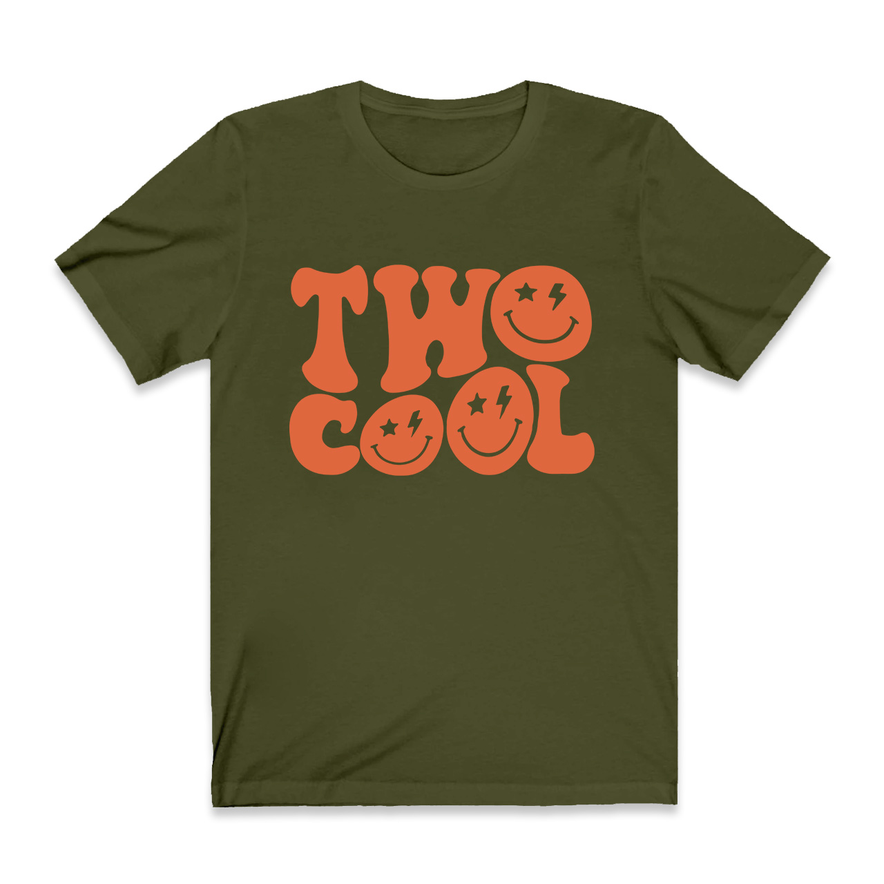 Two Cool Happy Face Retro T-Shirt