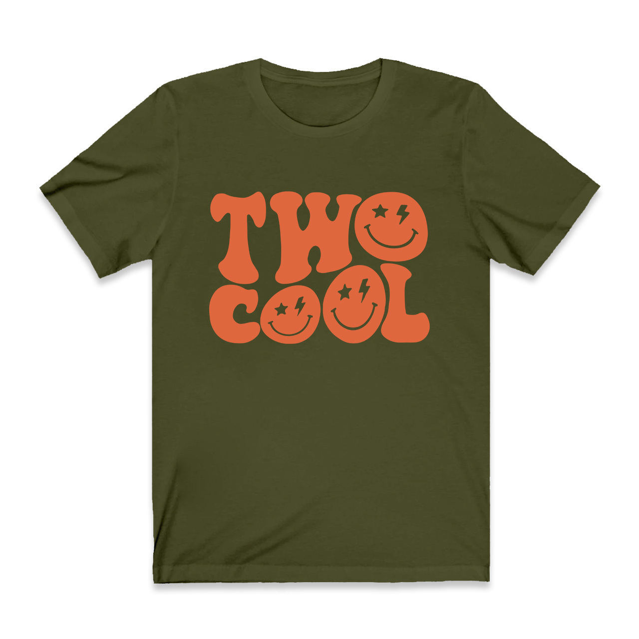Two Cool Happy Face Retro T-Shirt