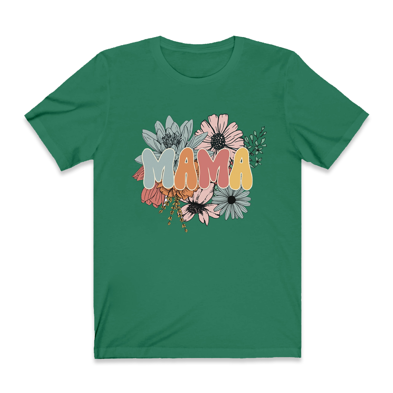Retro Floral Gift Tees For Mom