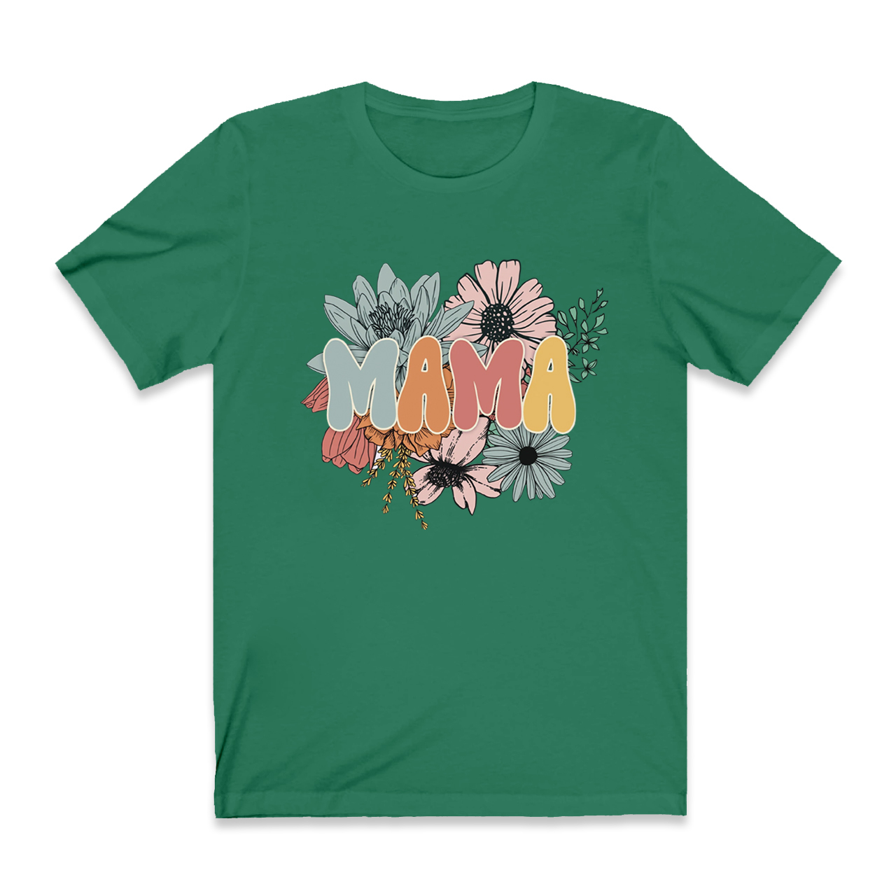 Retro Floral Gift Tees For Mom