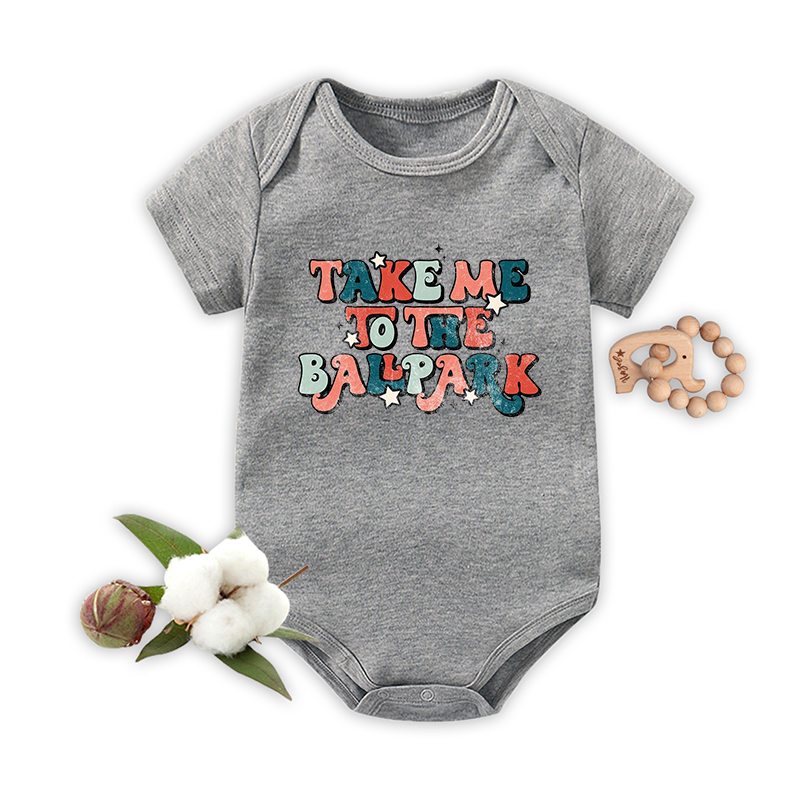 Take Me To The Ballpark Bodysuit For Baby