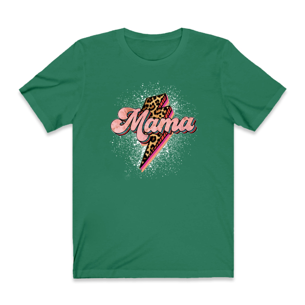 Leopard Momlife Mama Shirt