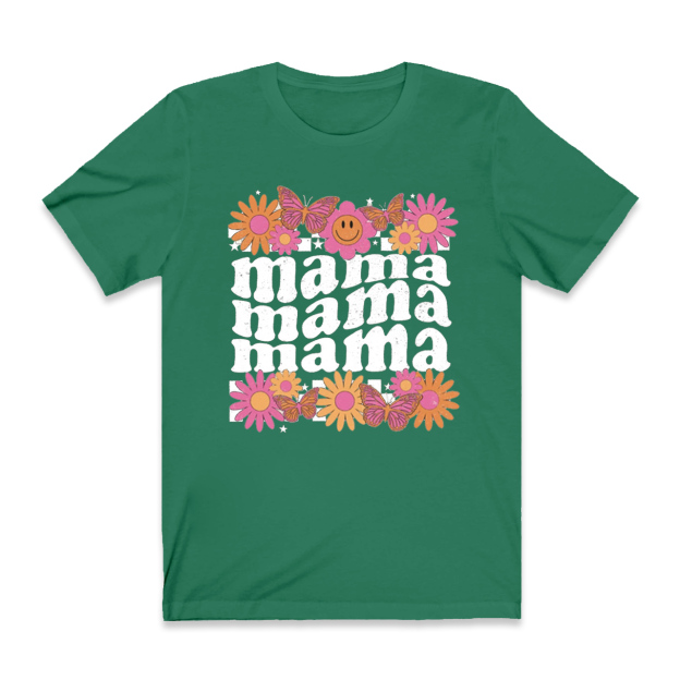 Floral Mama Shirt Retro Style