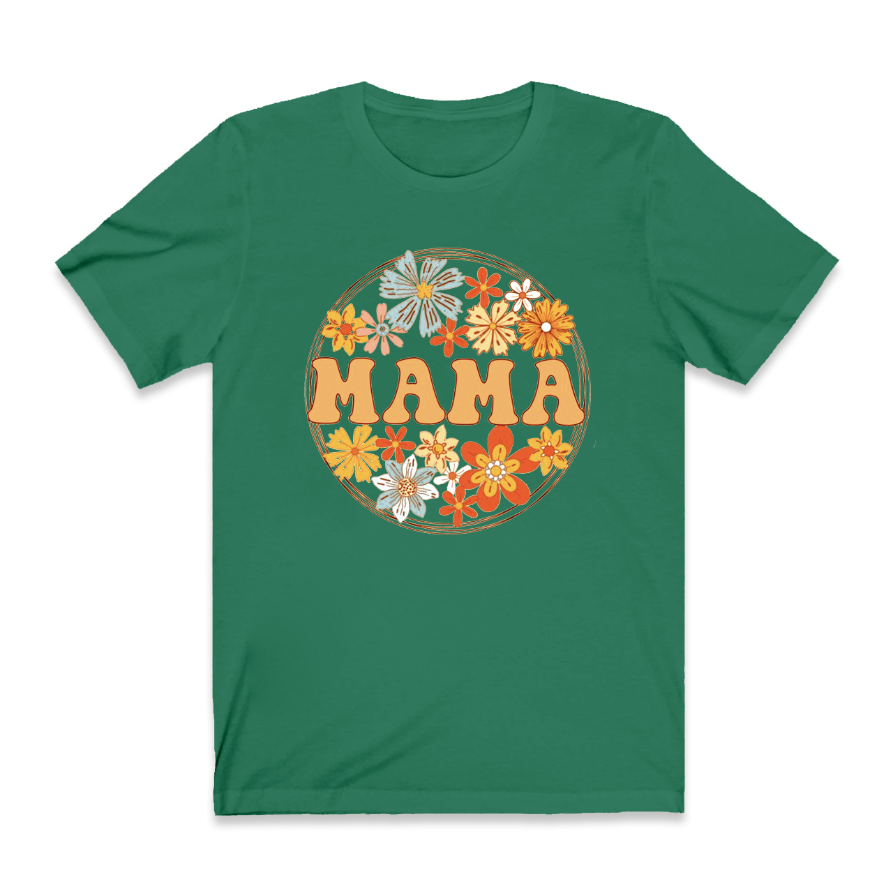 Wild Flowers Retro Gift Shirt For Woman