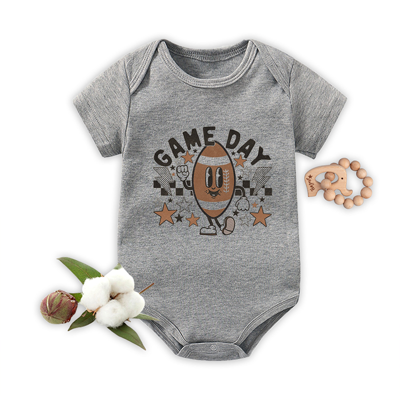 Football Game Day Bodysuit For Baby